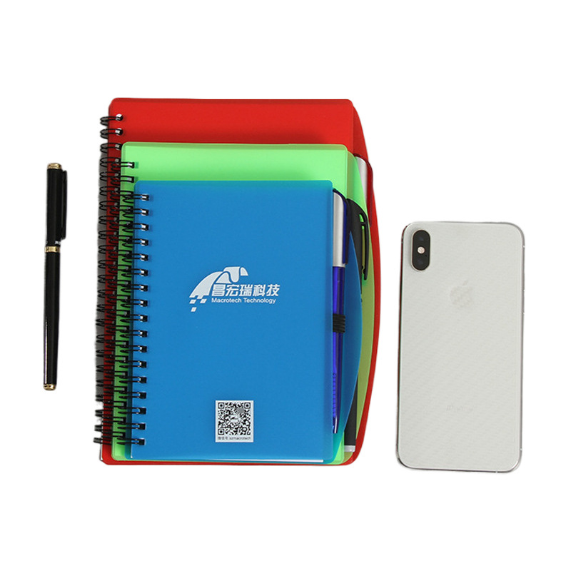 Loose-leaf Spiral Notebook With Pen