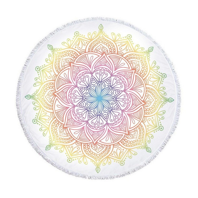 Round Microfiber Beach Towel
