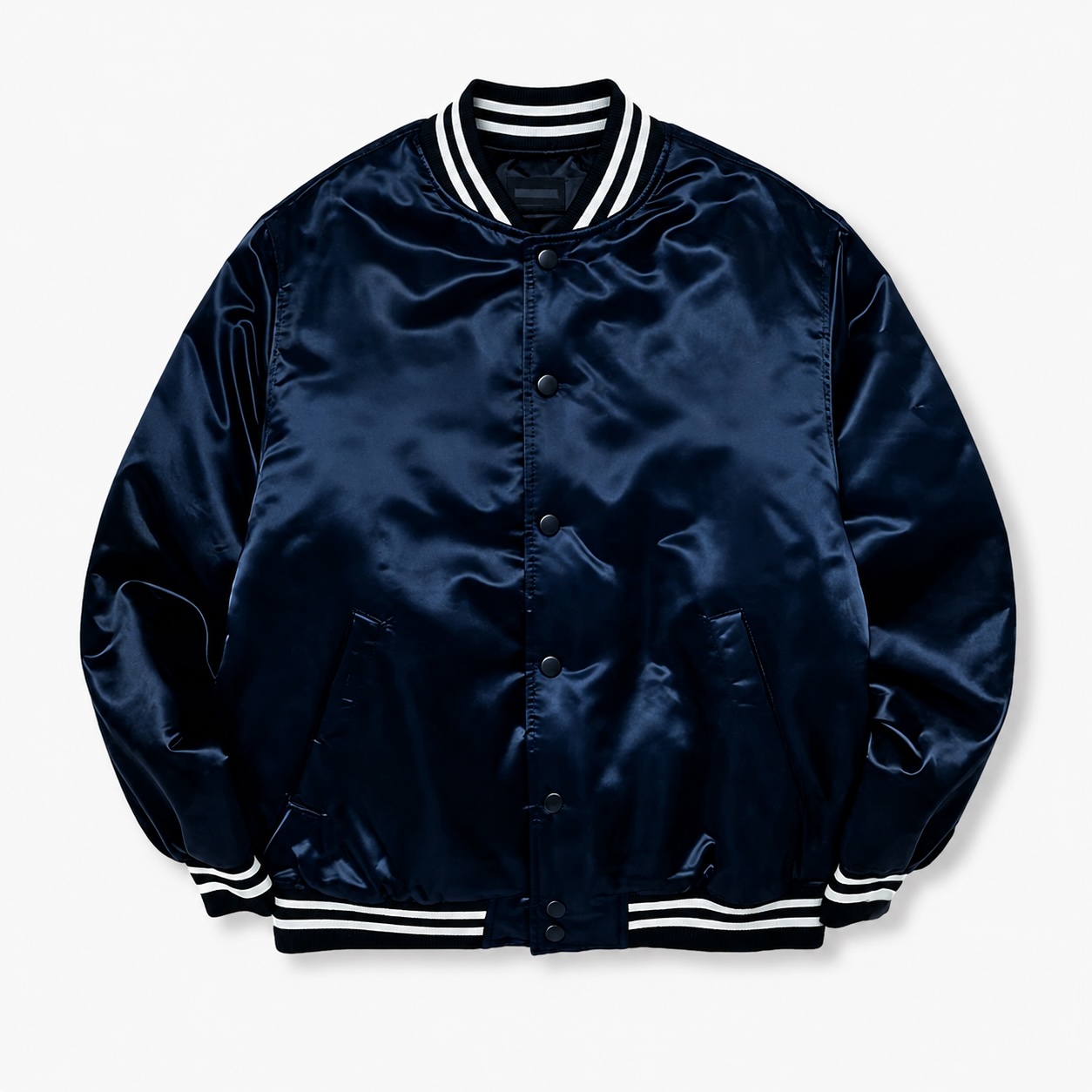 Satin Baseball Jacket