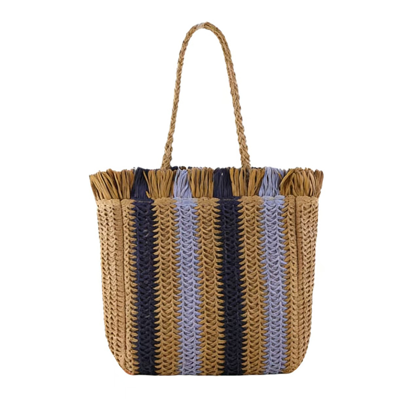 Straw Tote Bag Game Set