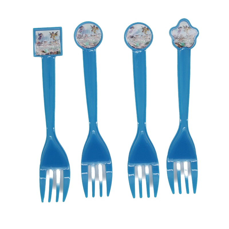 Sticker Plastic Fork Set