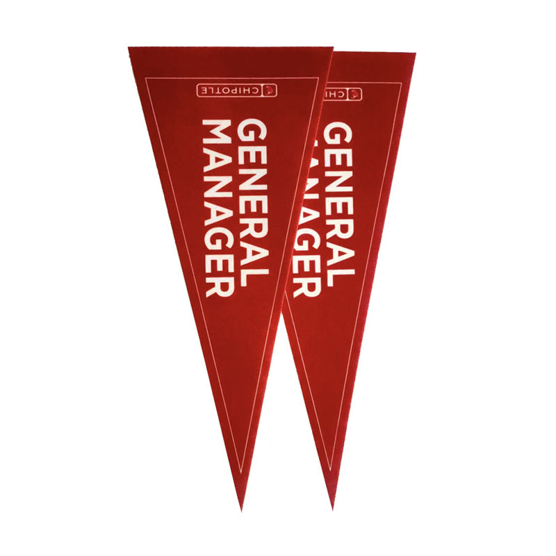 12x30 Felt Triangular Pennant