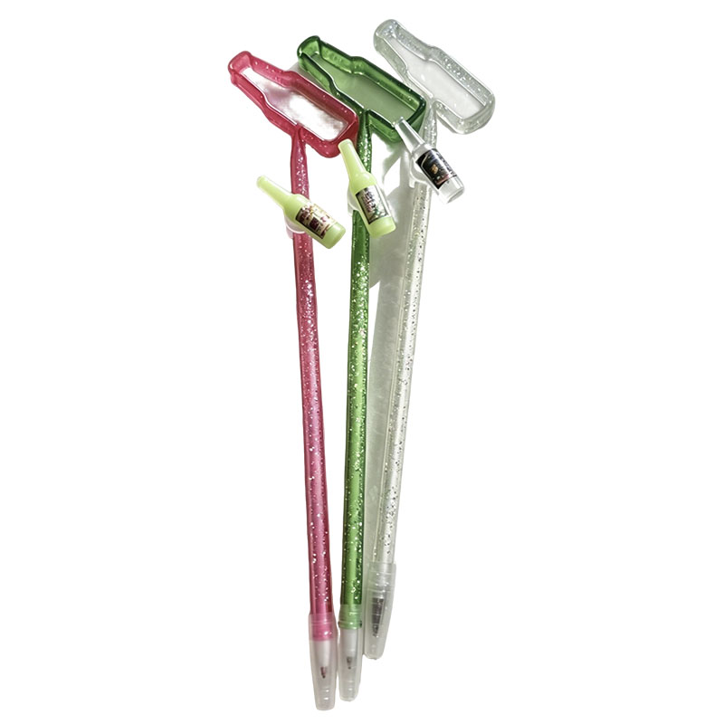 Wine Bottle Spinner Ballpoint Pen
