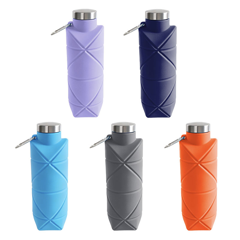 24oz Collapsible Silicone Water Bottle