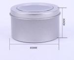 Round Transparent Window Tins view 1