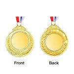 Metal Medal Medallion Double Sided Decorated view 3