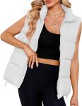 Mid-length Down Cotton Vest view 1