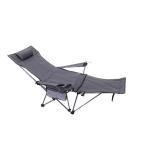 Outdoor Folding Chair With Footrest view 2