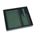 Leather Passport Clip Luggage Tag Set view 4