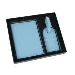 Leather Passport Clip Luggage Tag Set view 3