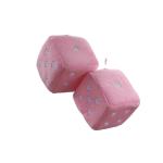 Short Plush Dice Car Pendant view 3