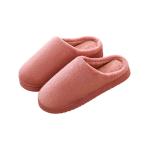 Coral Velvet Cotton Slippers view 4