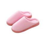 Coral Velvet Cotton Slippers view 3