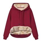 Velvet Women Hooded Sweatshirt view 4