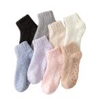 Velvet Adhesive Anti Slip Floor Socks view 1