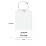 Luggage Tag With Business Card Slot view 3