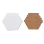 Hexagonal Ceramic Coaster view 2
