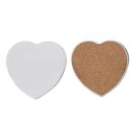 Heart Shaped Ceramic Coaster view 2