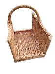 Willow Woven Firewood Basket view 2