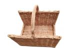 Willow Woven Firewood Basket view 1