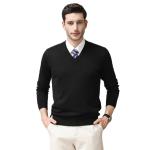V-neck Solid Color Sweater view 4