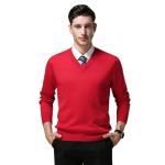 V-neck Solid Color Sweater view 2