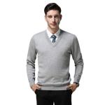 V-neck Solid Color Sweater view 5