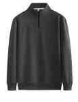 Quarter-zip Stand Collar Sweatshirt view 4