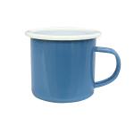 White Edged Enamel Mug view 4