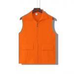 Zipper Cotton Vest view 2