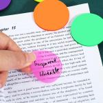 7.6 Cm Transparent Round Sticky Notes view 3