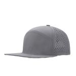 Perforated Flat Bill Snapback Cap view 3