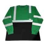 Two-tone Long Sleeve Reflective Work T-shirt view 1