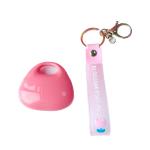 Glossy Pink Mini Handbag Shaped Key Chain view 2