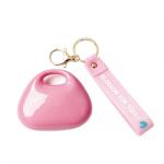 Glossy Pink Mini Handbag Shaped Key Chain view 1