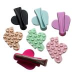 Heart Silicone Suction Phone Lip Gloss Holder Clip view 1