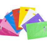 Die-cut Handle Plastic Shopping Bag view 1