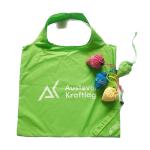 Foldable Reusable Polyester Shopping Tote Bag view 1