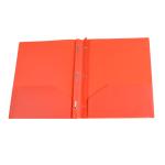 Plastic Prong Folder With Dual Pocket view 1