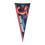 9x6 Inch Pennant With Wooden Stick view 3