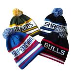 Youth Size Acrylic Knitted Beanie Toque view 2