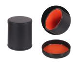 Leather Dice Cup With Lid view 1