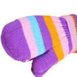 Striped Mittens view 2