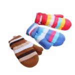 Striped Mittens view 1