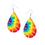 Wooden Teardrop Shape Earrings view 2