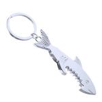 Metal Shark Bottle Opener Keychain view 2