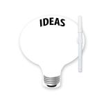 8"x8" Lightbulb Custom Printed Memo Board view 2