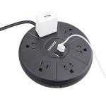 Round Power Strip With Usb view 2