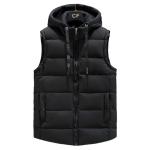 Hooded Sleeveless Quilted Vest view 3
