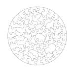 1000 Pieces Custom Round Puzzles view 1